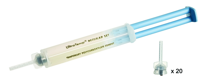UltraTemp Regular Kit - (1шпр*5мл + 20 насадок) - набор мат-ла стоматолог. фиксирующего