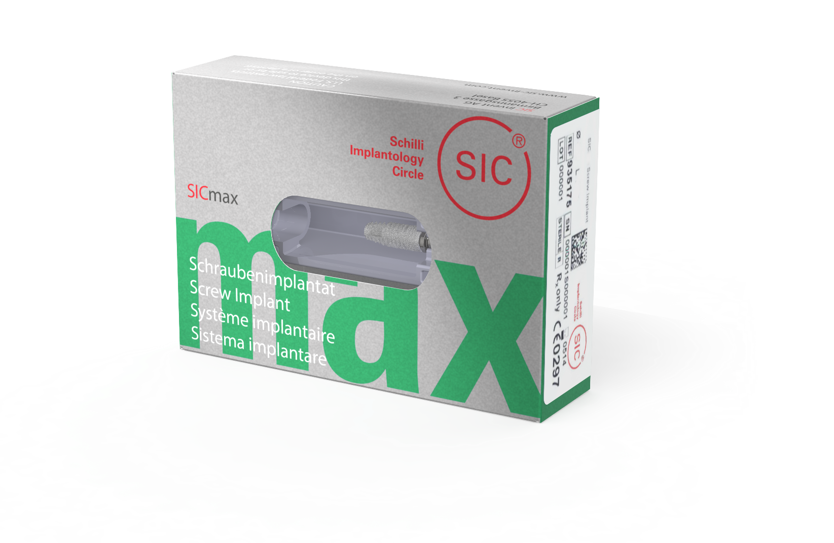 Имплантат SICmax Ø 5.2 мм / 11.5 мм в комплекте с заглушкой. Фото �2