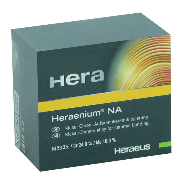 Heraenium NA  1000g дентальный сплав для керамики (Ni, Cr, Mo)