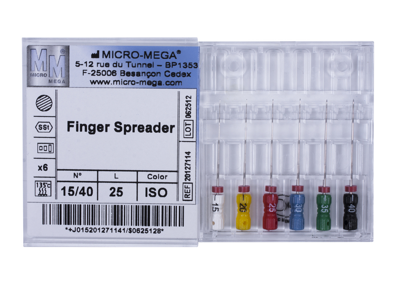 Finger Spreader Ast. L25 2% (steel) - инструменты эндодонтические (6 шт.)