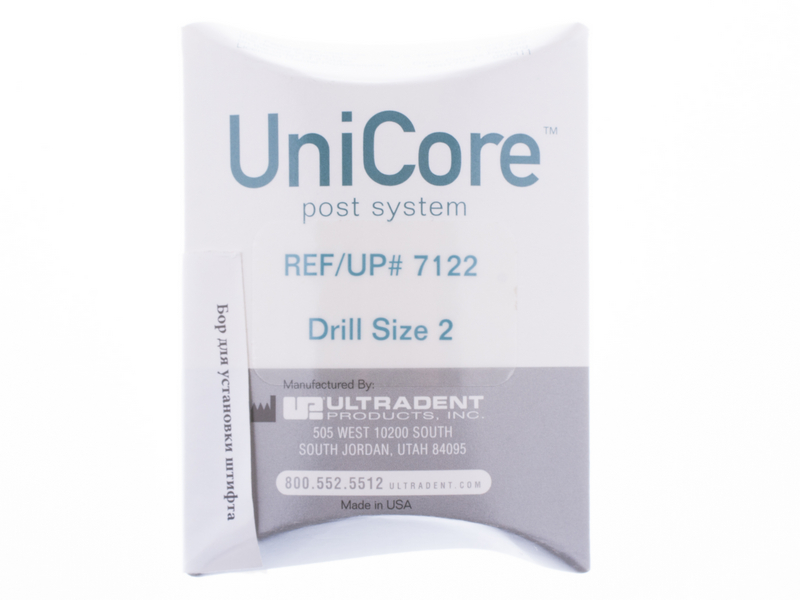 UniCore Drill Size 2 (1.0mm) - дриль для штифтов UniCore Размер 2. Фото �2
