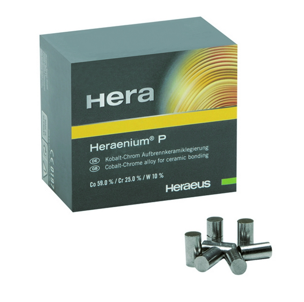 Heraenium P, 1 kg дентальный сплав для керамики (Co, Cr, Mo, Mn, Si, W )