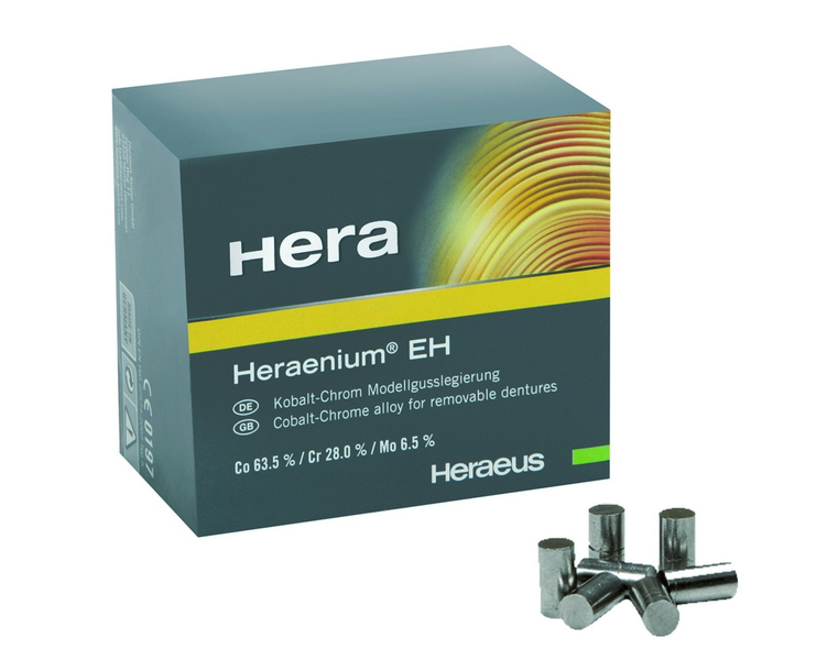Heraenium EH  1000g дентальный сплав для бюгелей (Co, Cr, Mo)